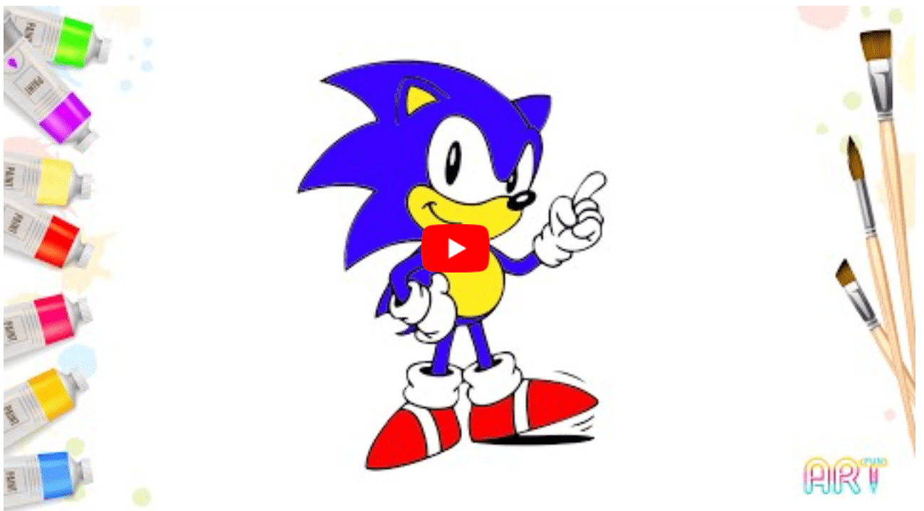 Cómo dibujar a Sonic