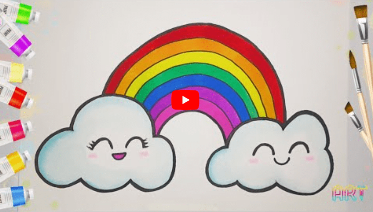 Cómo dibujar un arco iris